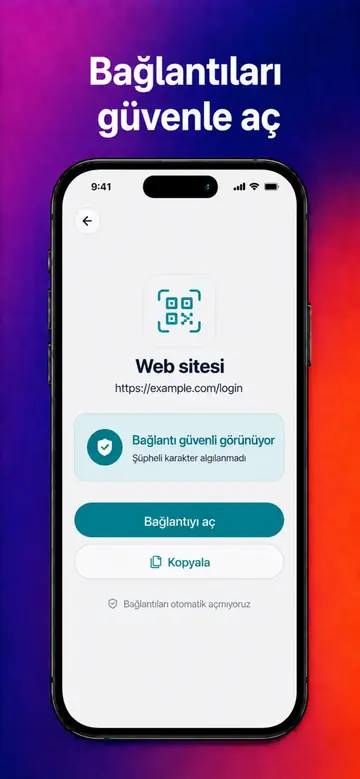 QR Tarayıcı ve Barkod Okuyucu — ekran görüntüsü 6