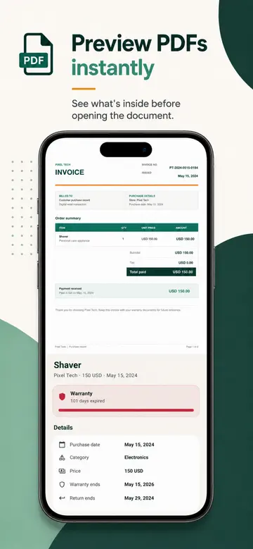 Receipt Keeper: Track Items — screenshot 4