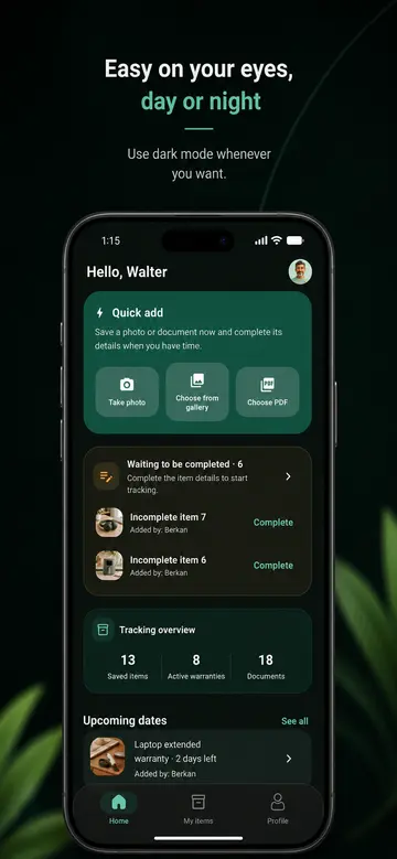 Receipt Keeper: Track Items — screenshot 7